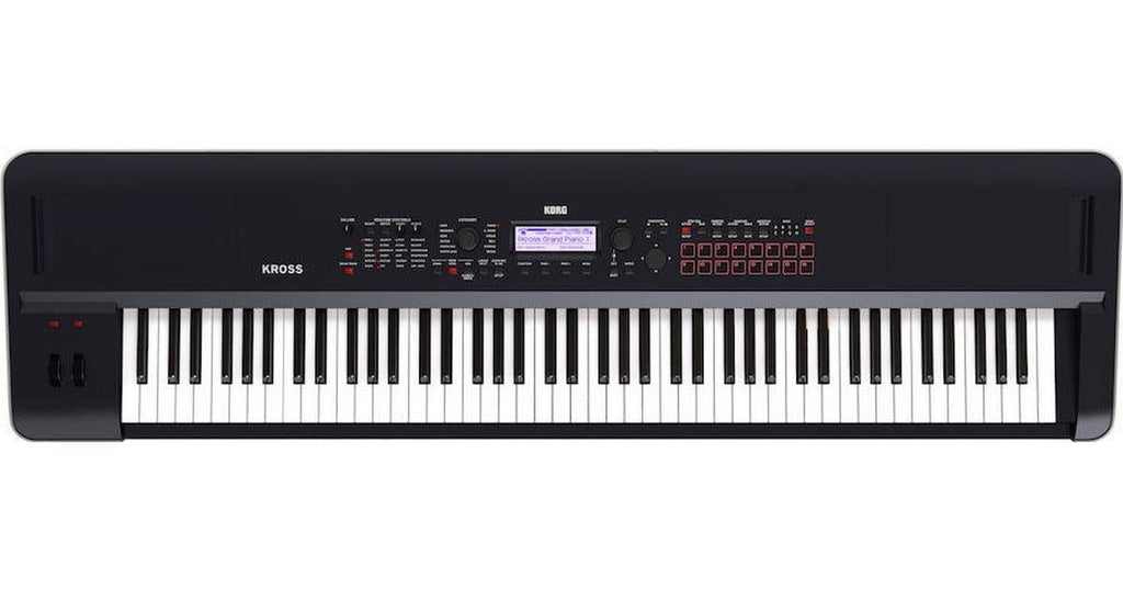 Korg Kross 2 88 Key Synthesizer Workstation; Matt Black