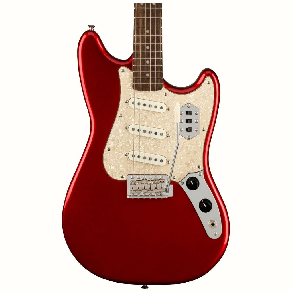 Squier Paranormal Cyclone Laurel Candy Apple Red Guitar | Bonners