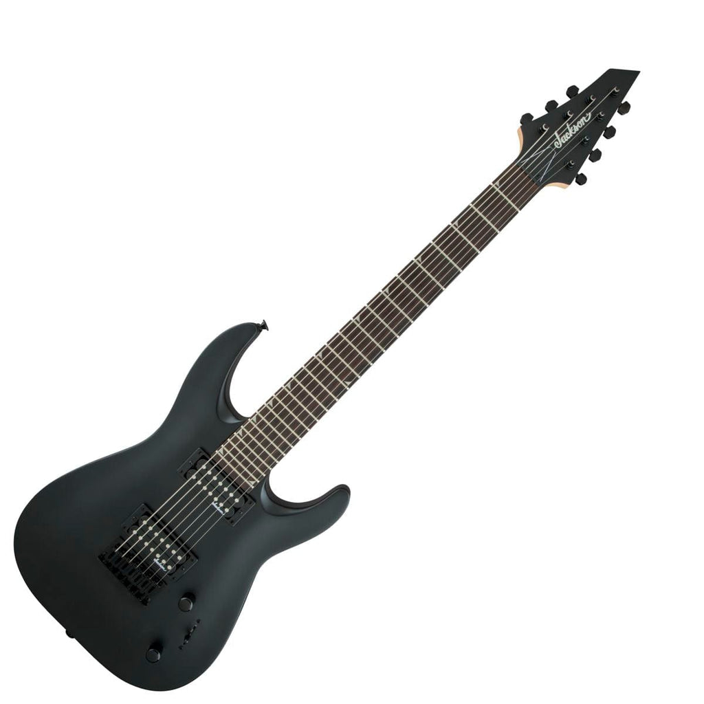 Jackson JS22 7 DKA HT Dinky Amaranth Fretboard Satin Black Guitar