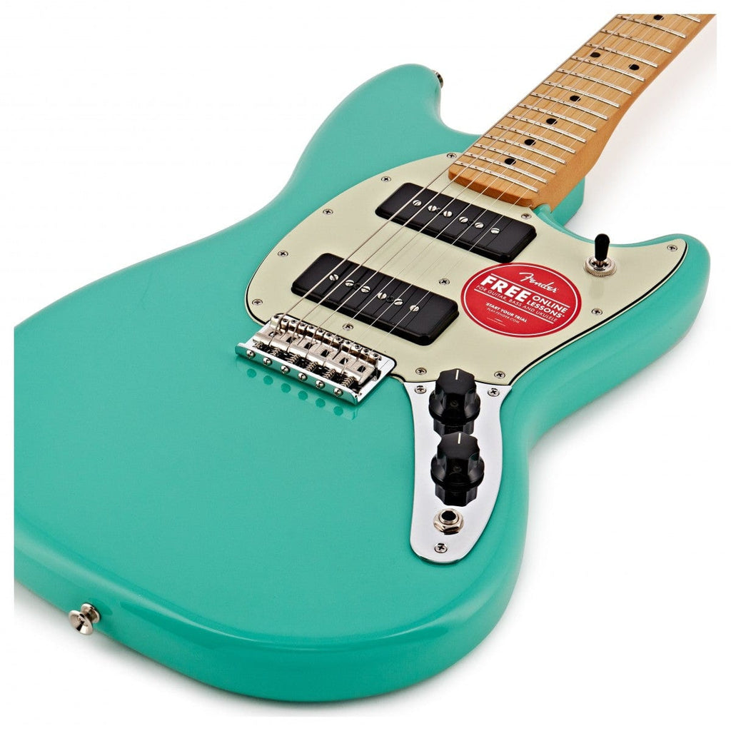 Music　Guitar　Maple　Green　90　Series　SeaFoam　Mustang　Bonners　Fender　Player