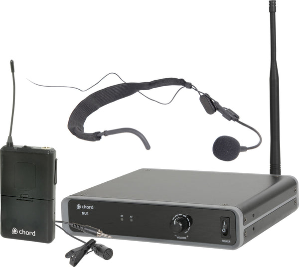 Chord UHF Wireless Microphone System Headset Bonners Music