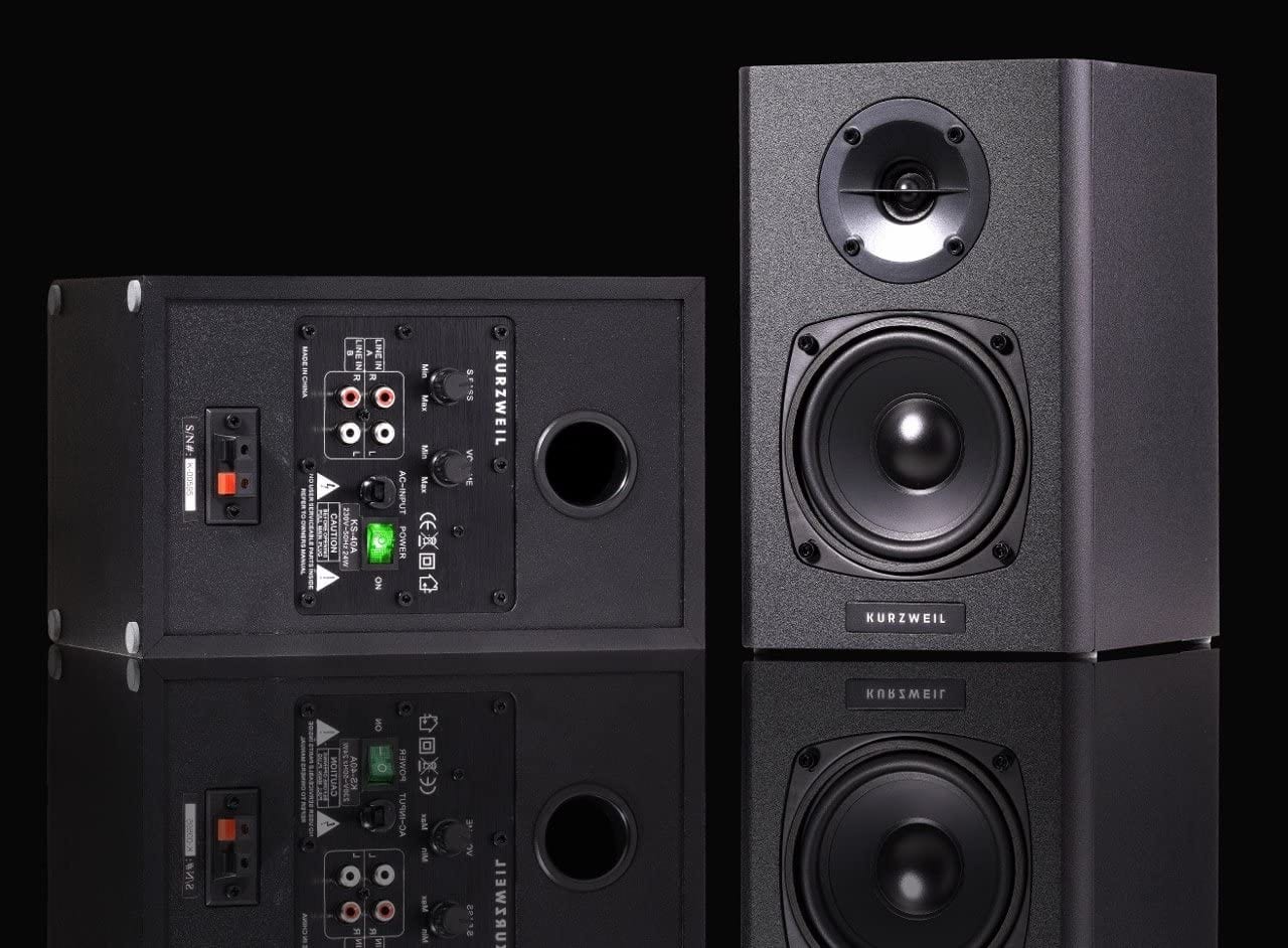 Kurzweil KS40A Powered Studio Monitor Speakers