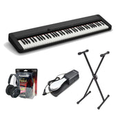 Casio CT-S1 76 Key Black Portable Piano Value Package with FREE WU-BT10 Bluetooth Adaptor