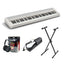 Casio CT-S1 76 Key White Portable Piano Value Package with FREE WU-BT10 Bluetooth Adaptor