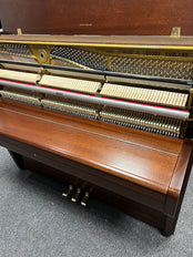 Welmar 112 Upright Piano; Satin Walnut: Serial No: 109246 | Second Hand