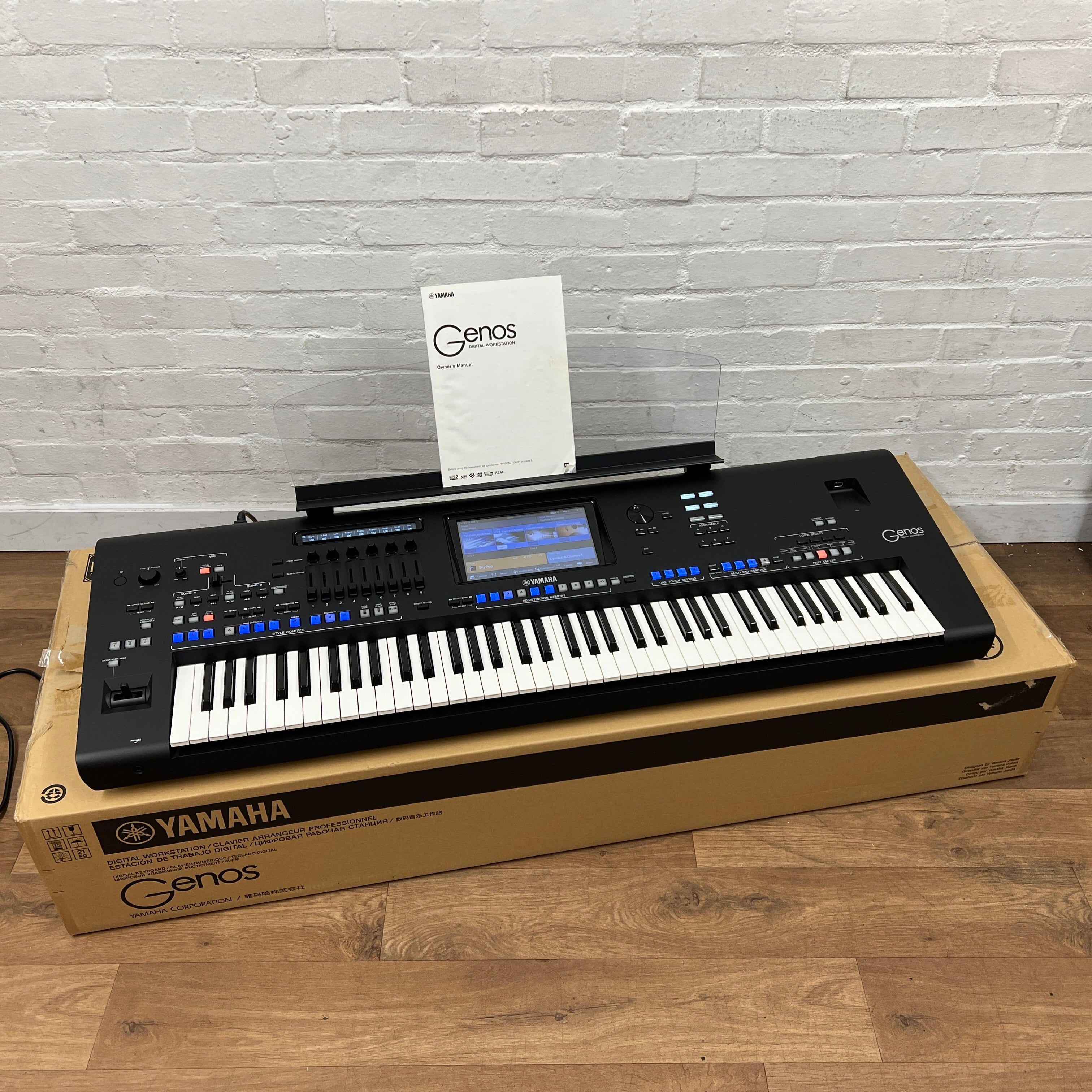 Second Hand Yamaha Genos 1 Arranger Keyboard: Serial No 