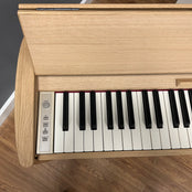 Roland Kiyola KF10 Artisan Digital Piano; Solid Wood Cabinet; Oak with Matching Stool: Serial No: Z6Q7692 | Ex Demo Model