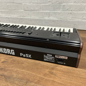 Second Hand Korg Pa5X 88 Note Arranger Workstation Keyboard: Serial No: 9000663