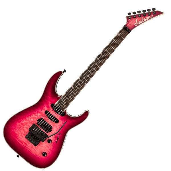 Jackson Pro Plus Series Soloist SLA3Q Electric Guitar Fuschia