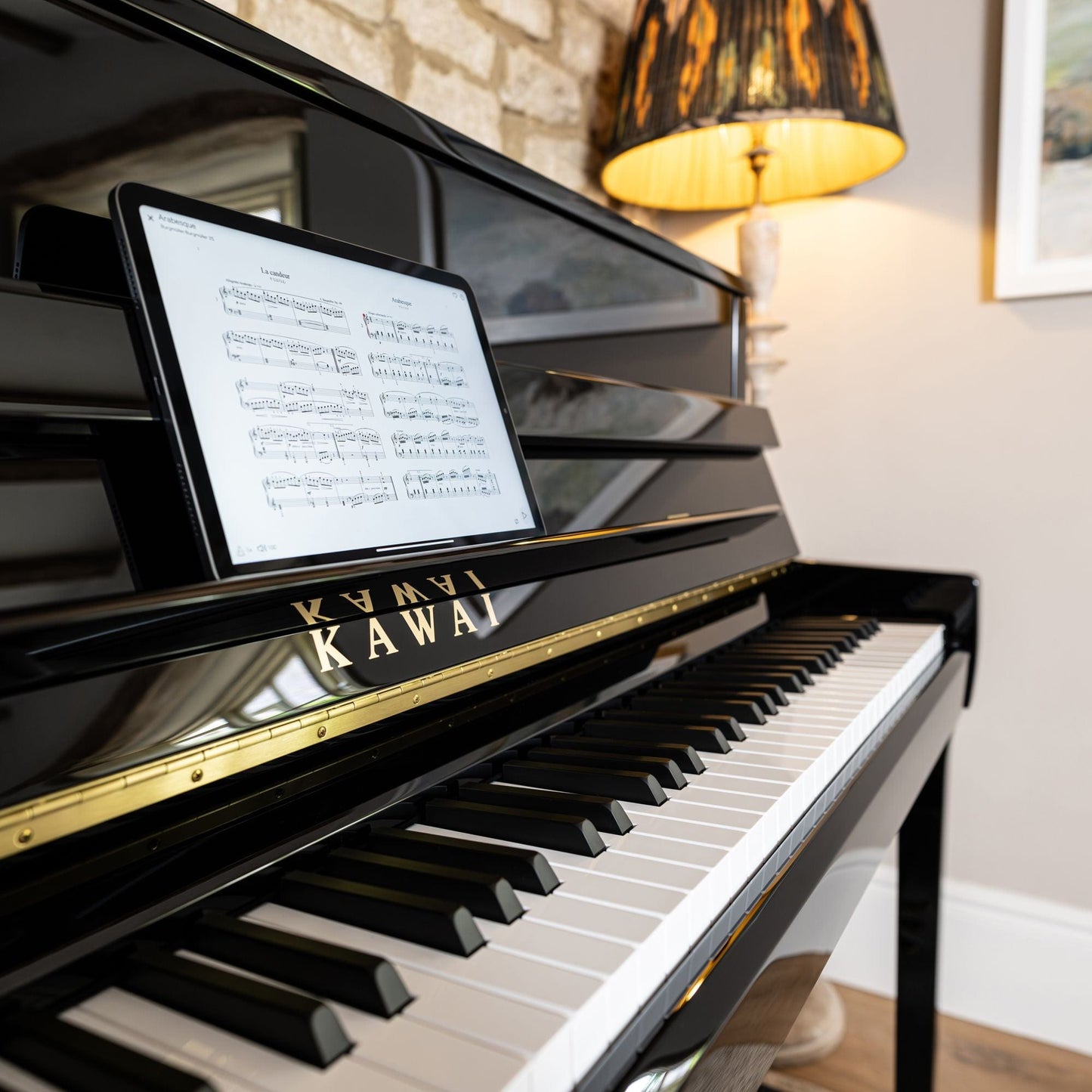 Kawai K300 AURES 2 Hybrid Upright Piano; Polished Ebony | £500 EXTRA DISCOUNT AT CHECKOUT