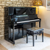 Kawai K700 Upright Piano; Polished Ebony