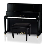 Kawai K700 Upright Piano; Polished Ebony