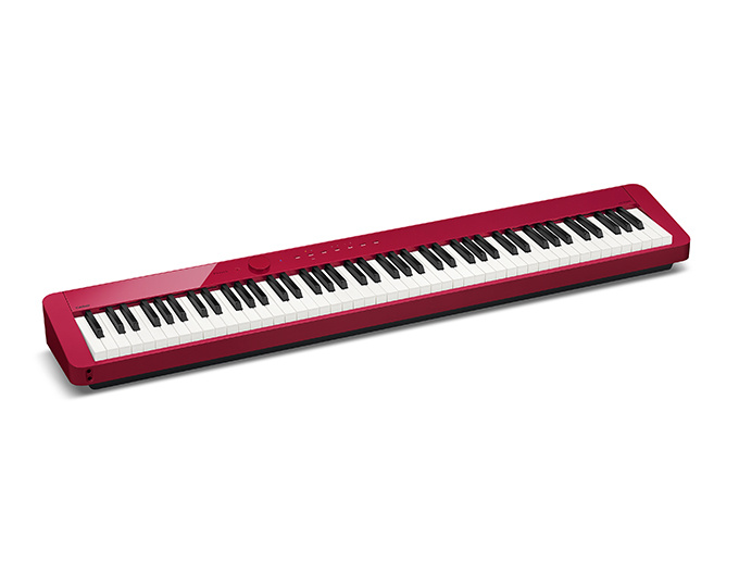 Casio PX-S1100 Digital Piano; Red with FREE SP34 Triple Pedal