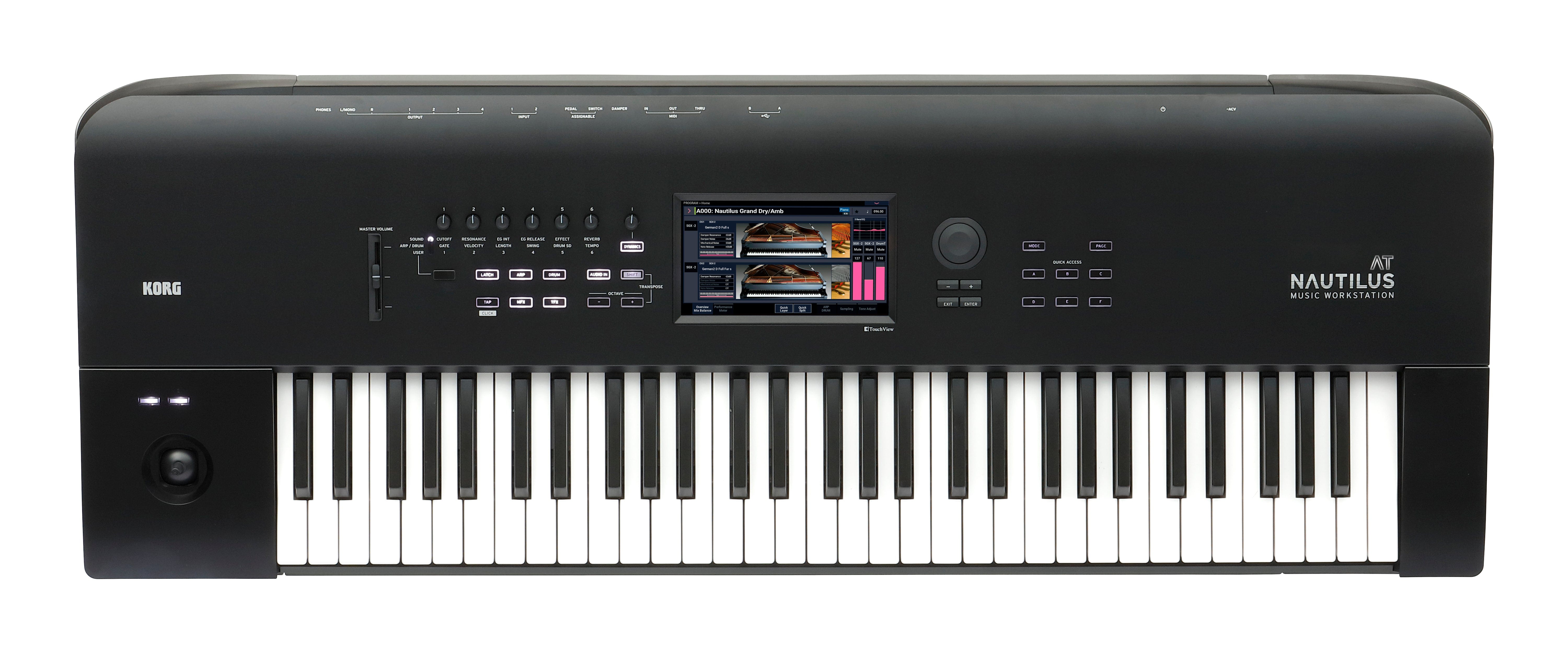 Korg Nautilus AT 61 Music Workstation with Aftertouch