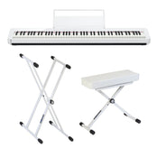 Casio PX-S1100 Portable Digital Piano; White Stand & Bench Bundle