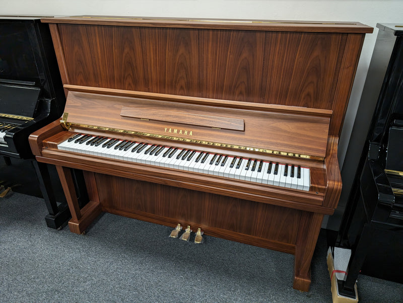 RECONDITIONED AS NEW Yamaha U3 Upright Piano in Satin Walnut Serial No:  H1403220 | Bonners Music