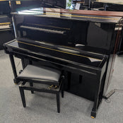 Yamaha P121G Silent Upright Piano in Polished Ebony; Serial No: E339606 | Second Hand