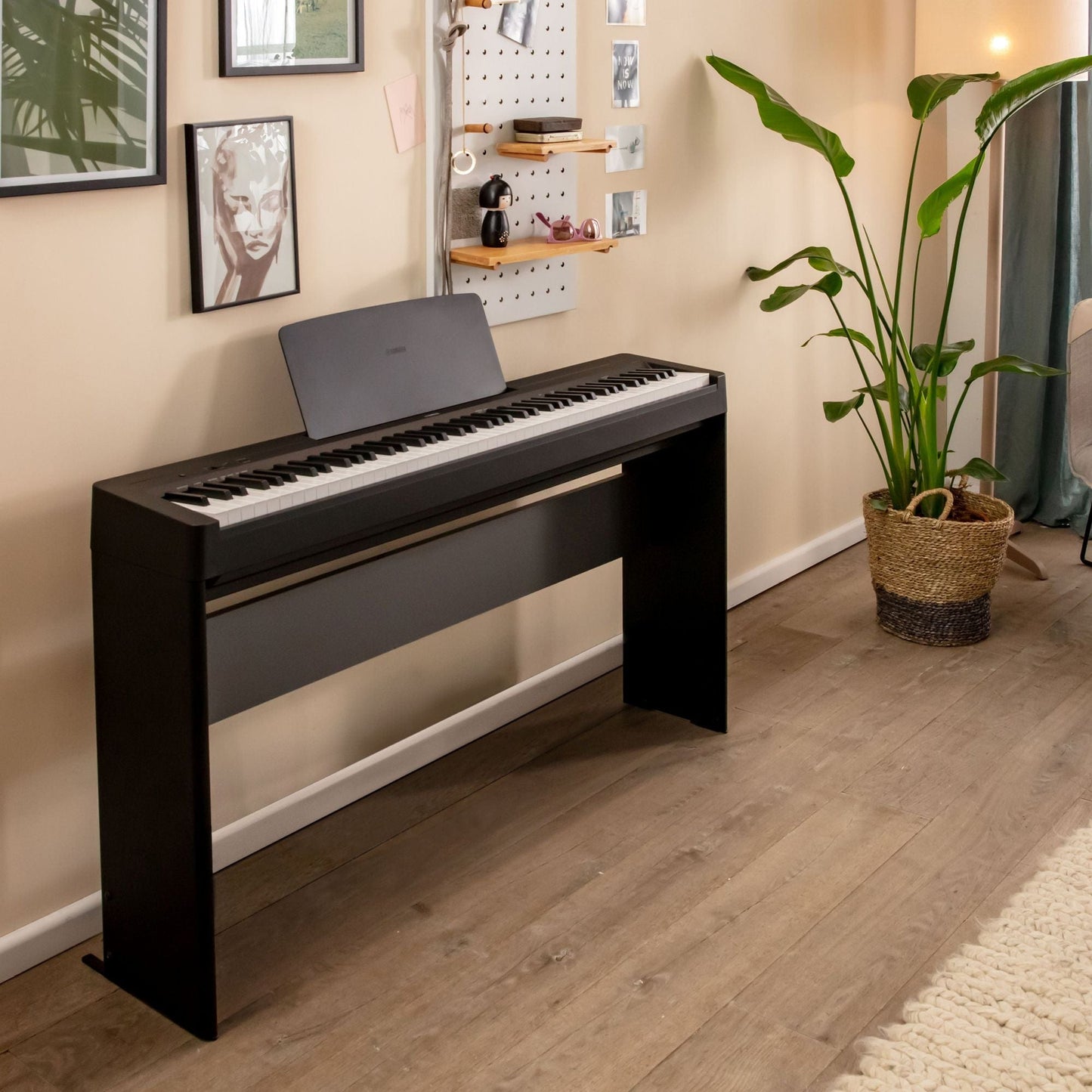 Yamaha P145 Portable Digital Piano Home Package | Additional £50 Cashback After Purchase