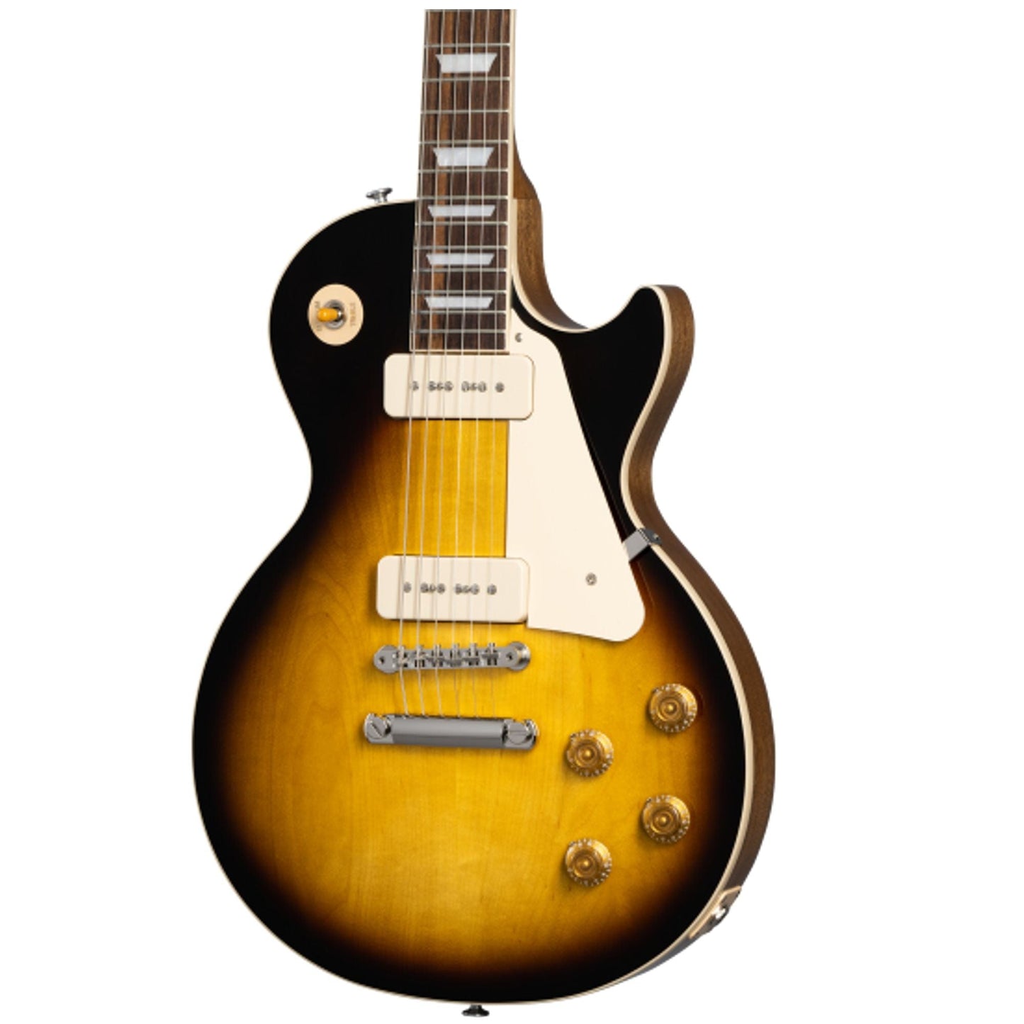 Gibson Les Paul Standard 50s P-90 Plain Top; Tobacco Burst