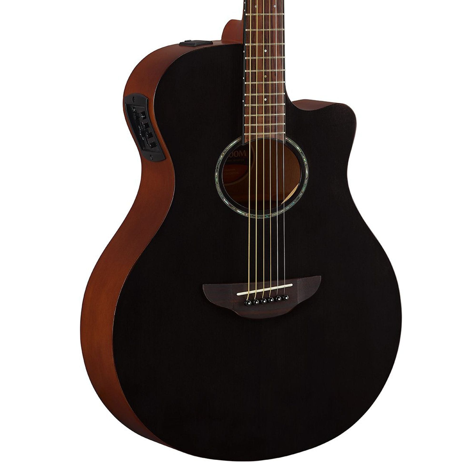 Yamaha guitar on sale acoustic black