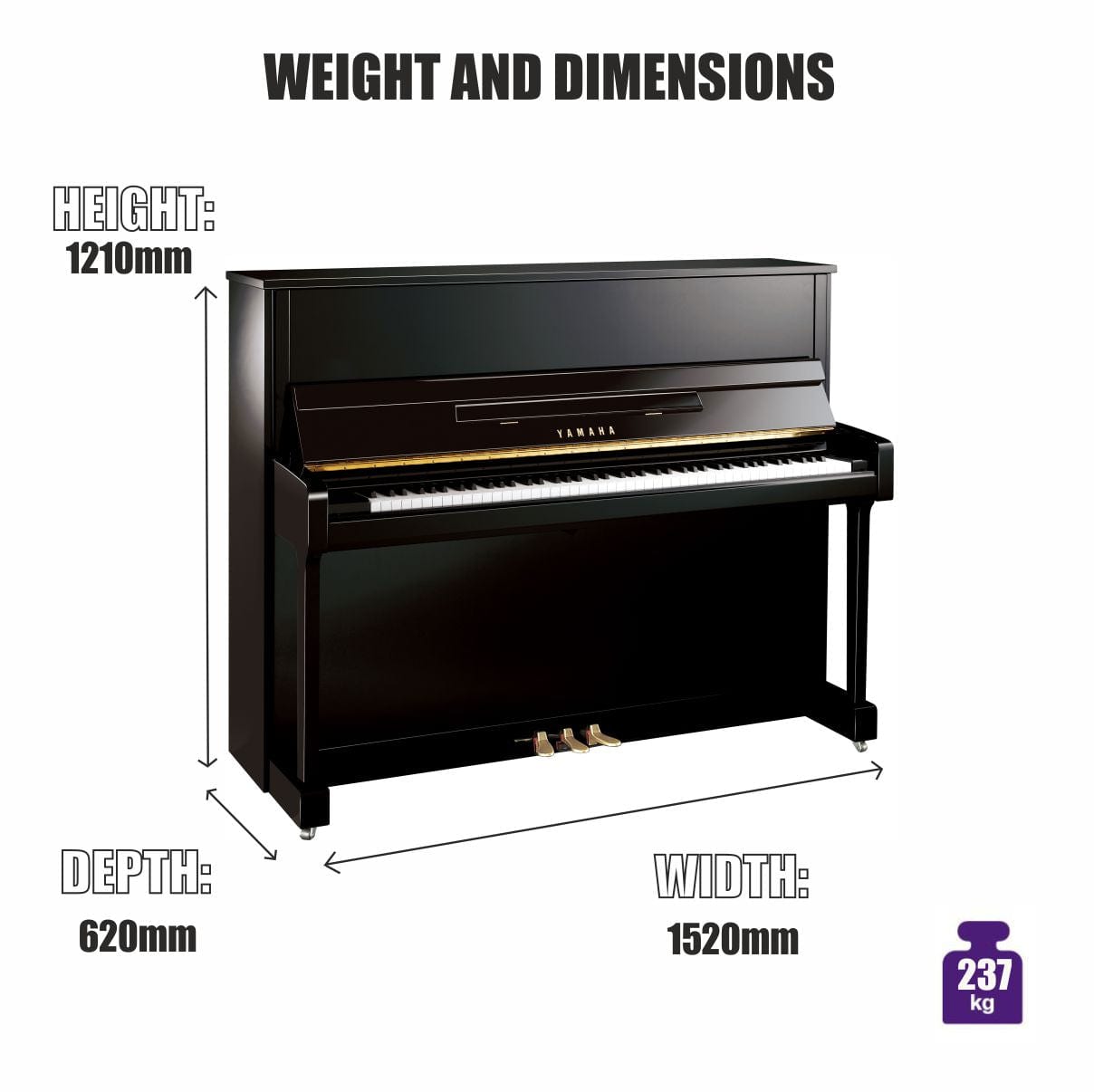 جيتار ياماها B3 TC3 TransAcoustic عموديجيتار ياماها B3 TC3 TransAcoustic عمودي  