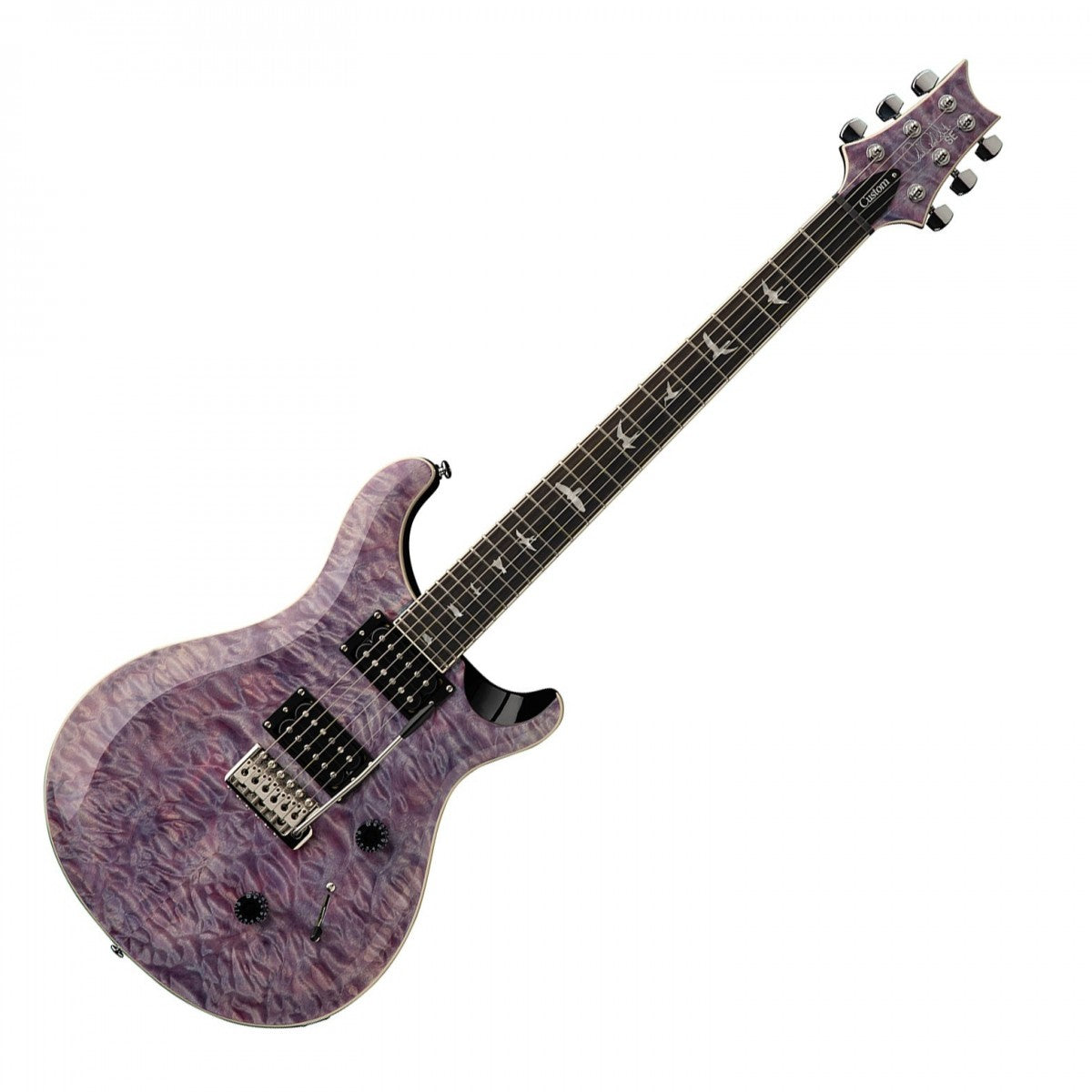 PRS SE Custom 24 Electric Guitar; Violet Quilt