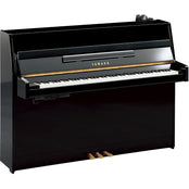 Yamaha B1 SC3 Silent Upright Piano; Polished Ebony