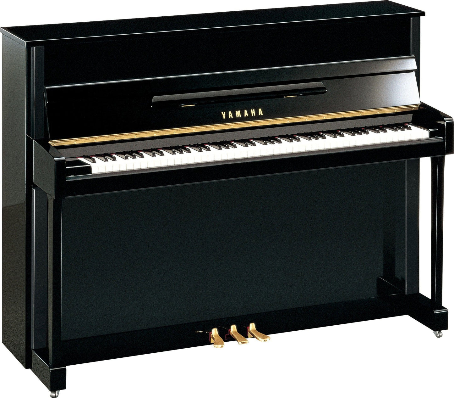 Yamaha B2 Upright Piano; Polished Ebony