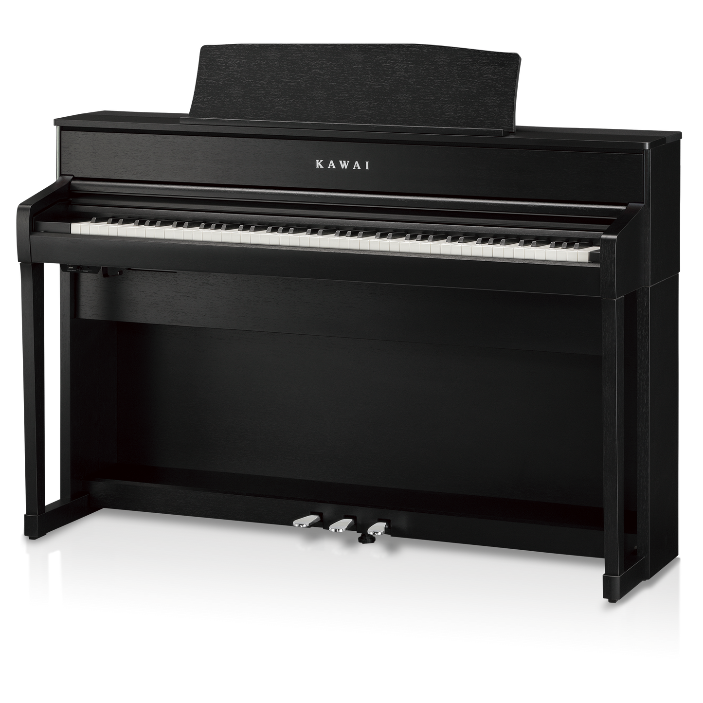 Kawai CA701 with Piano Stool & Kawai SH9 Headphones; Satin Black