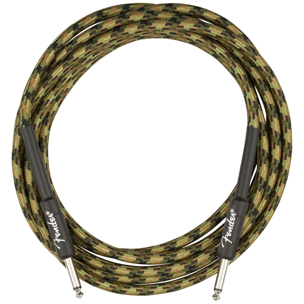 Fender Professional Series Instrument Cable Straight/Straight 18.6' Woodland Camo