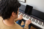 Roland F107 Digital Piano; Black