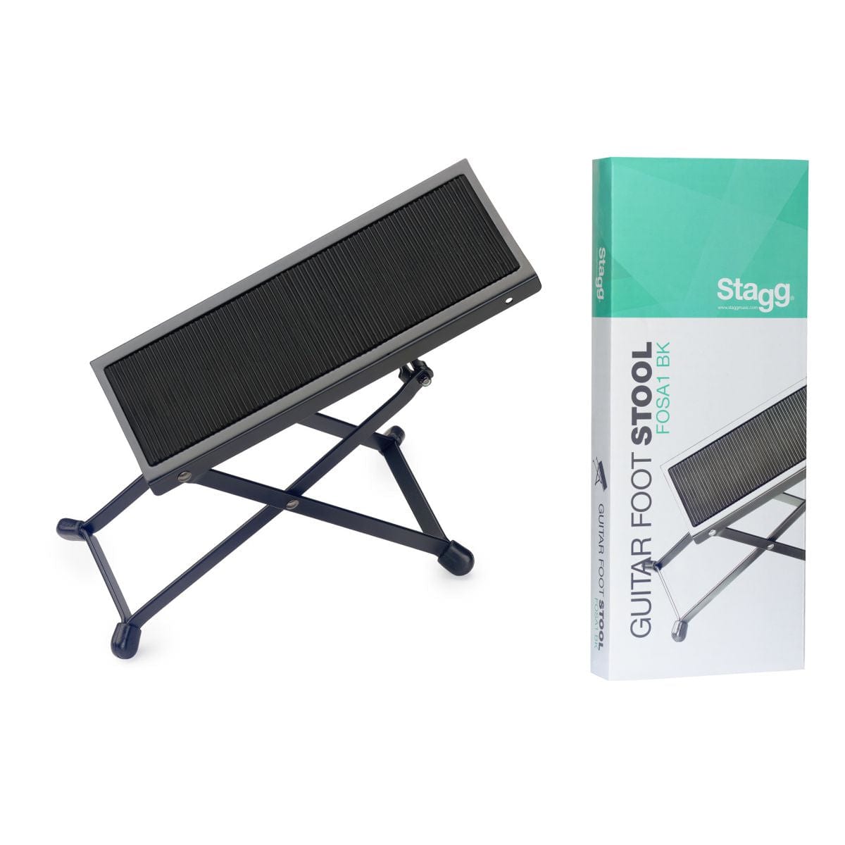 Stagg - FOSQ1 - Metal Foot Rest for Guitar Players - 882030220548