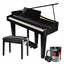 Roland GP3 Digital Compact Grand Piano Value Package; Polished Ebony