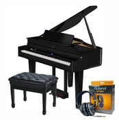 Roland GP6 Digital Grand Piano; Polished Ebony Concert Package