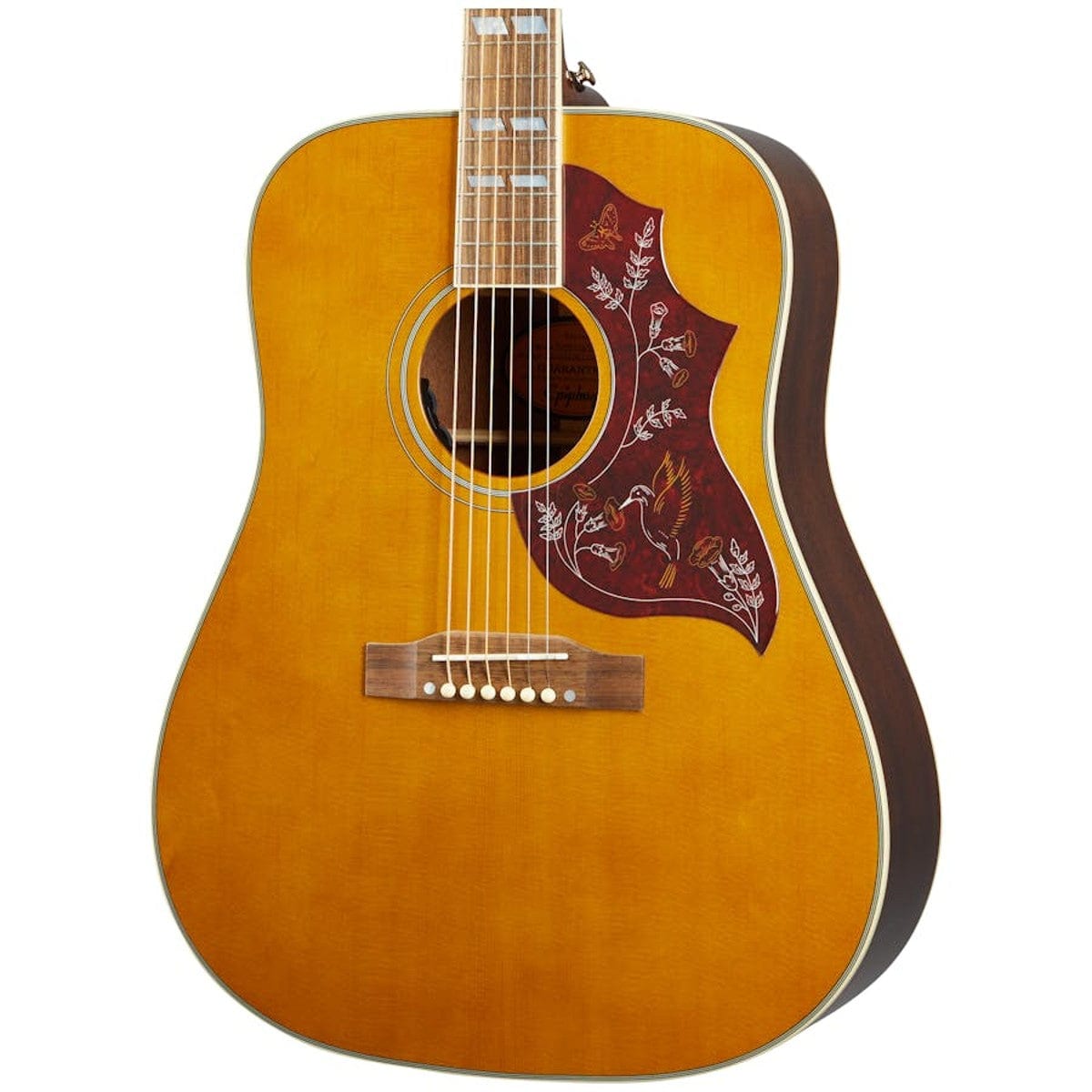 Epiphone Masterbilt Hummingbird Electro Acoustic, Natural Antique