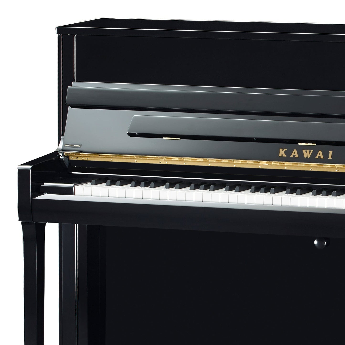 Kawai K200 Upright Piano; Polished Ebony