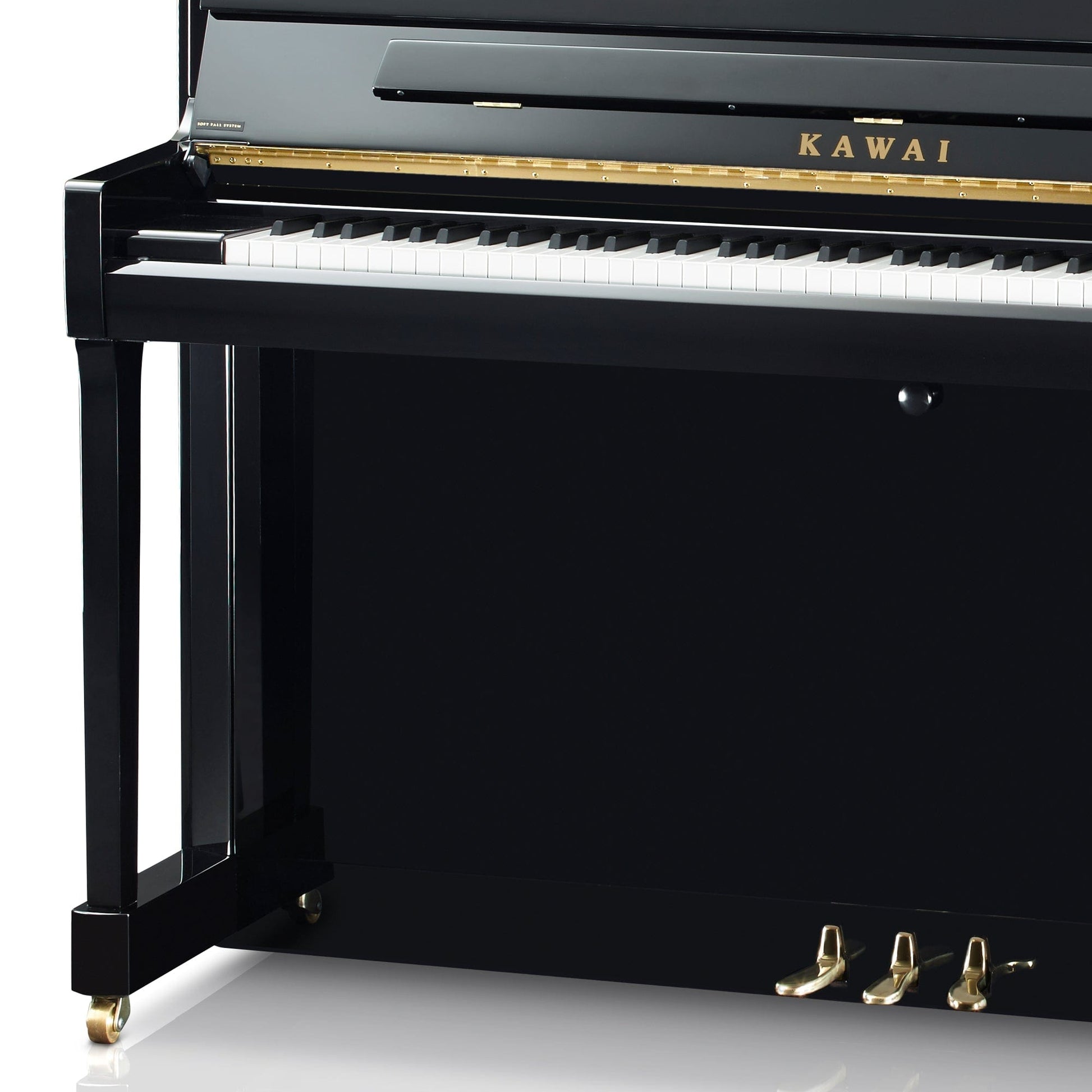 Kawai K200 Upright Piano; Polished Ebony