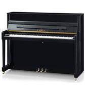 Kawai K200 Upright Piano; Polished Ebony