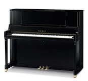 Kawai K400 Upright Piano; Polished Ebony