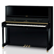 Kawai K500 Upright Piano; Polished Ebony