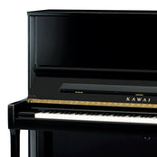 Kawai K600 Upright Piano; Polished Ebony