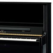 Kawai K600-AS Upright Piano; Polished Ebony