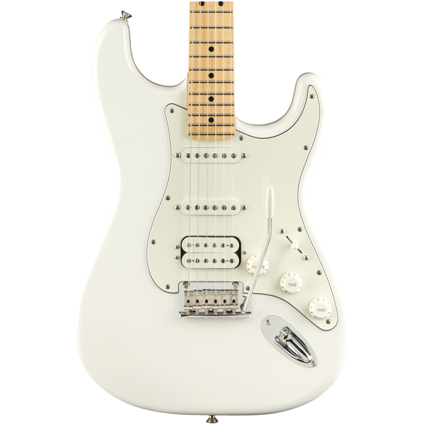 Fender Player Strat HSS Maple Polar White Guitar | Bonners Music