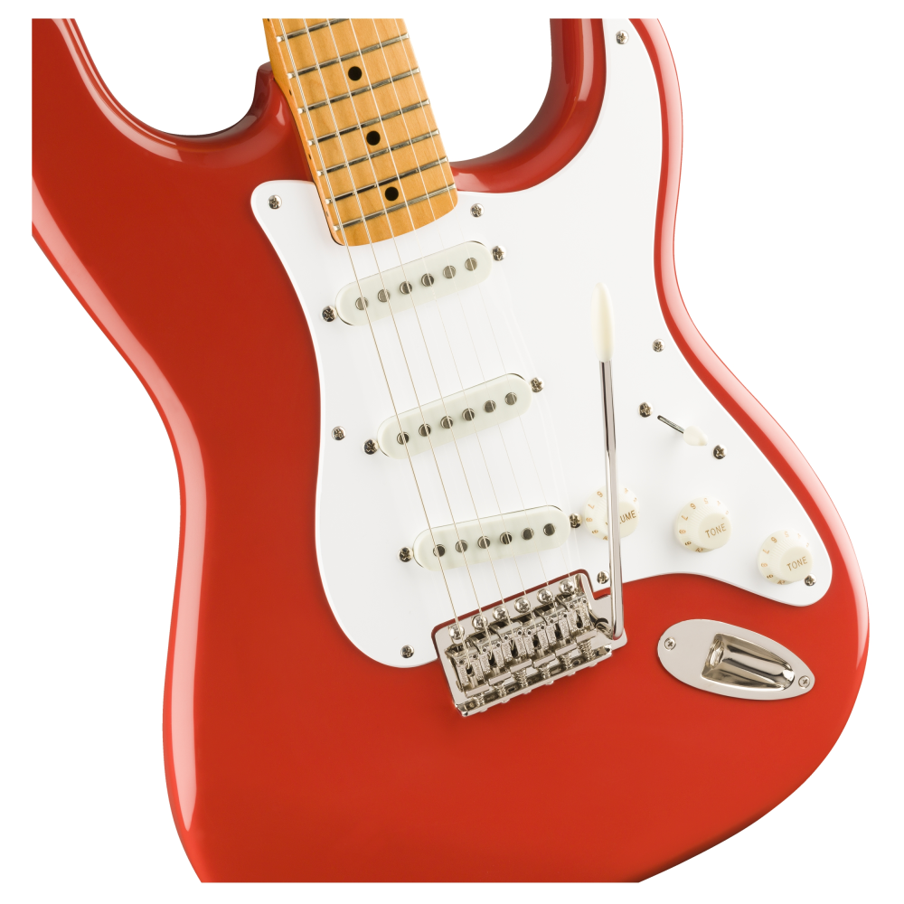 Squier Classic Vibe 50s Strat Maple Fiesta Red Guitar