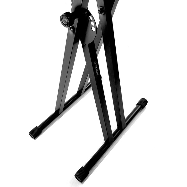 Keyboard Stand Deluxe Welded Double Braced X-Frame by Taurus