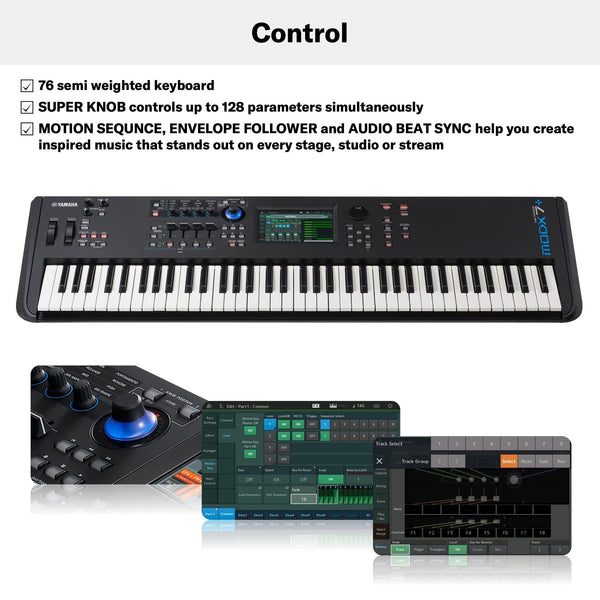 Yamaha MODX7+ Synthesizer Keyboard | Bonners Music