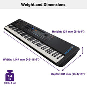 Yamaha MODX7+ Synthesizer Keyboard