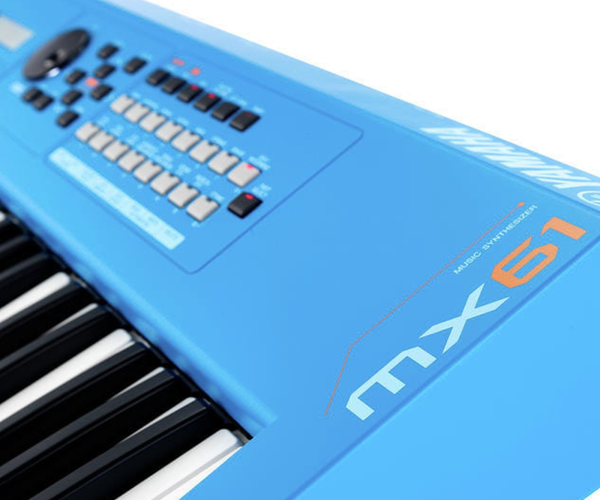 Yamaha MX61 V2 Music Synthesizer; Blue | Bonners Music