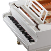 Feurich 179 Dynamic II Grand Piano; Polished White