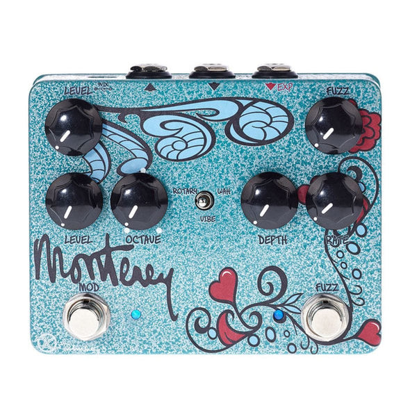 Keeley Monterey Fuzz Vibe Rotary Wah Guitar Effects Pedal ...